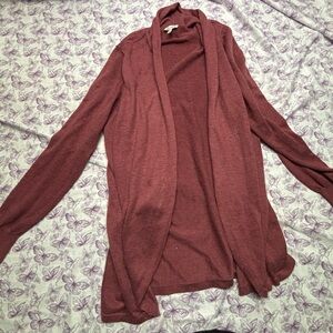 Ella Moss Dusty Rose Open Cardigan